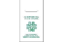 Art. BIEGO035X Shoppers F.to 30x60 biodegradabile e compostabile  Manico a canottiera, ct 5kg.