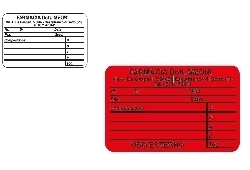 Art. ET100, Etichetta per preparazioni galeniche, bobina da 2000 pz.