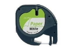 BK-White 12mmX4m for DYMO-Letratag 2000,LT100H,QX50S0721520
