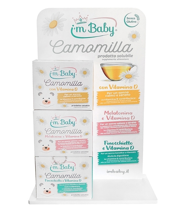 Camomilla - con Vitamina D - Finocchietto e Vitamina D - Malatonia e Vitamina D