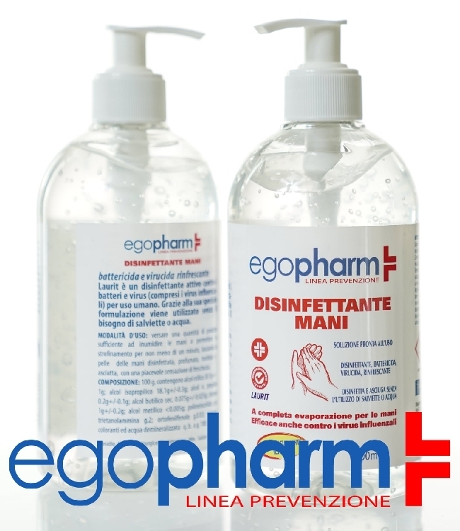 Art. EGO 901 Gel disinfettante 500 Ml.