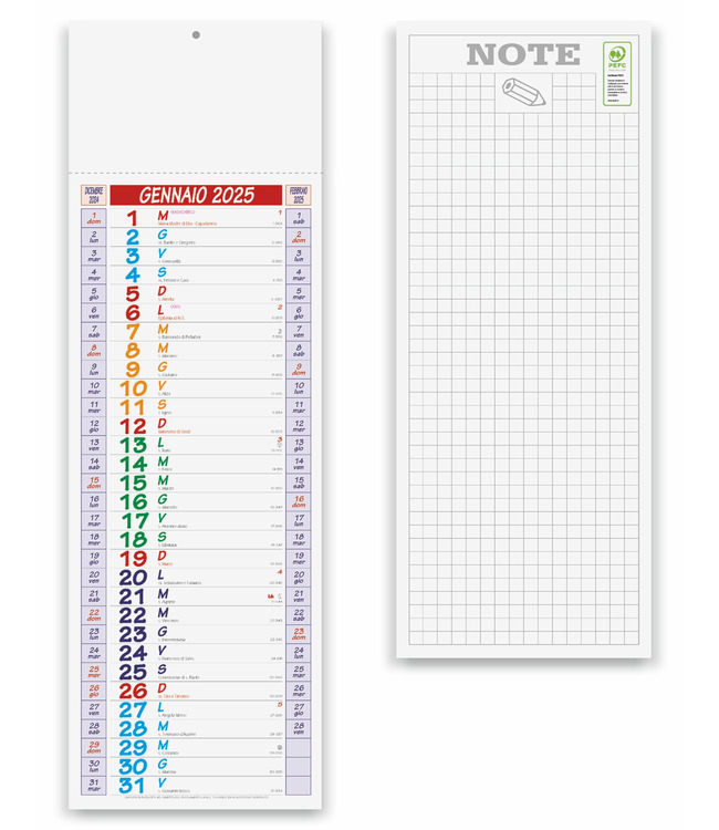 Calendario Minisilhouette