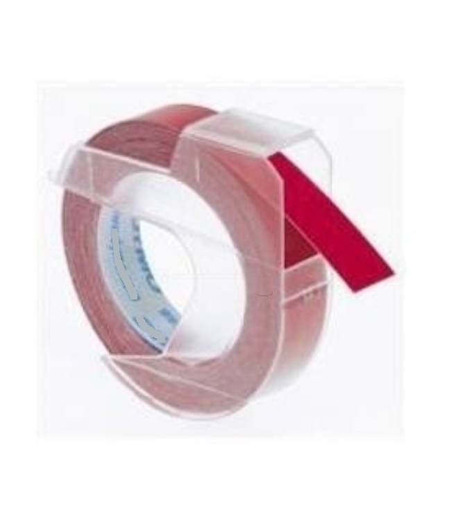 Rosso compa Dymo Junior/Omega Nastro a relievo 3D-9MMx3M